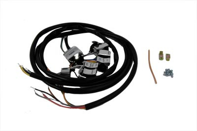 Volt Tech #62397C - Chrome 48 inch Handlebar Switch Kit