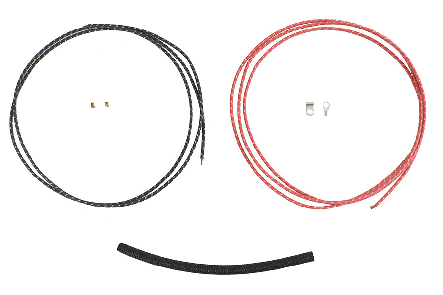 V-Twin - Tail Lamp Wiring Cotton Braided
