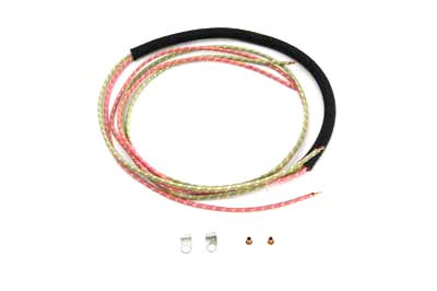 V-Twin - Tail Lamp Wiring Cotton Braided