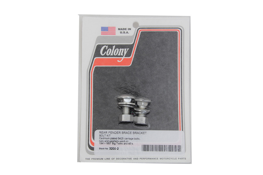 Colony - Rear Fender Brace Bracket Bolt Kit