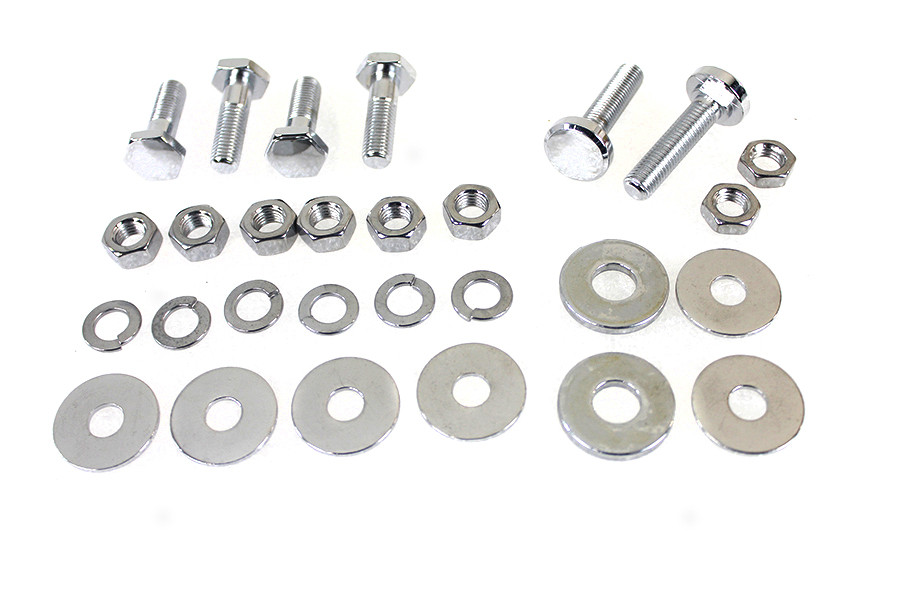 Colony - Rear Fender Frame Clamp Bolt Set Chrome