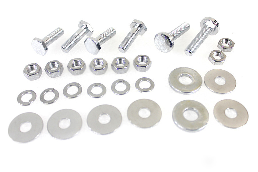 Colony - Rear Fender Frame Clamp Bolt Set Chrome
