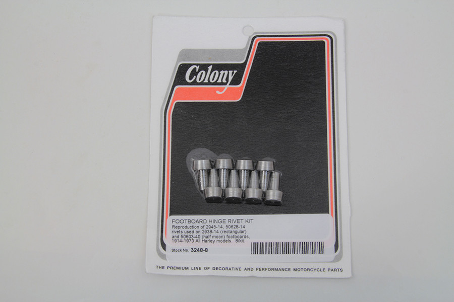 Colony - Footboard Hinge Rivet Kit