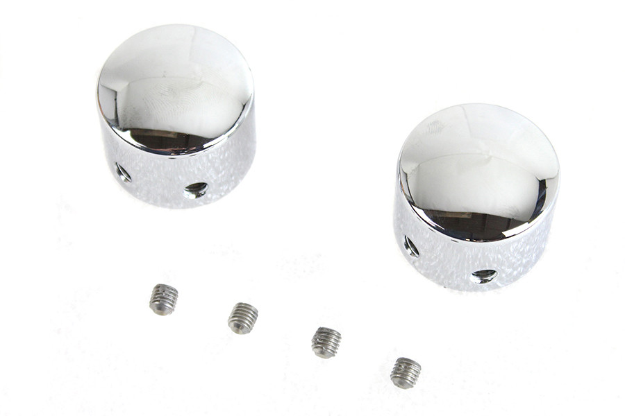 Colony - Domed Front Axle Cover Set Chrome Plated
