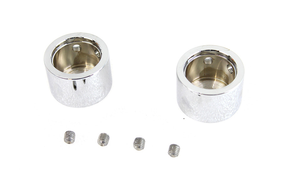 Colony - Domed Front Axle Cover Set Chrome Plated