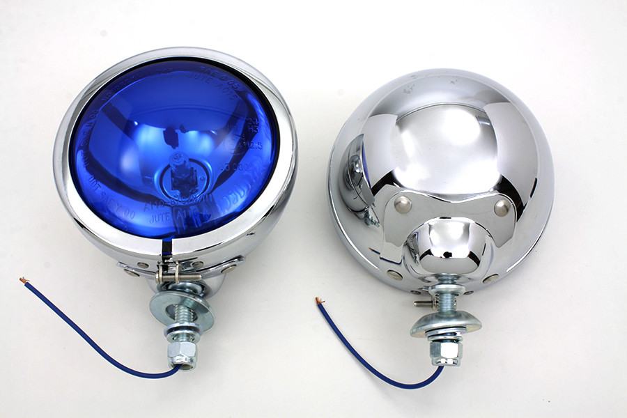 V-Twin - Blue Pursuit Spotlamp Set