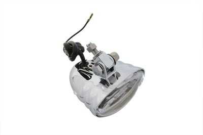 Wyatt Gatling #L21-6092FE - Chrome Single Beam Fog Light