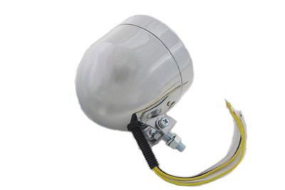 Wyatt Gatling - 4 inch Round Diamond Cut Style Headlamp Chrome