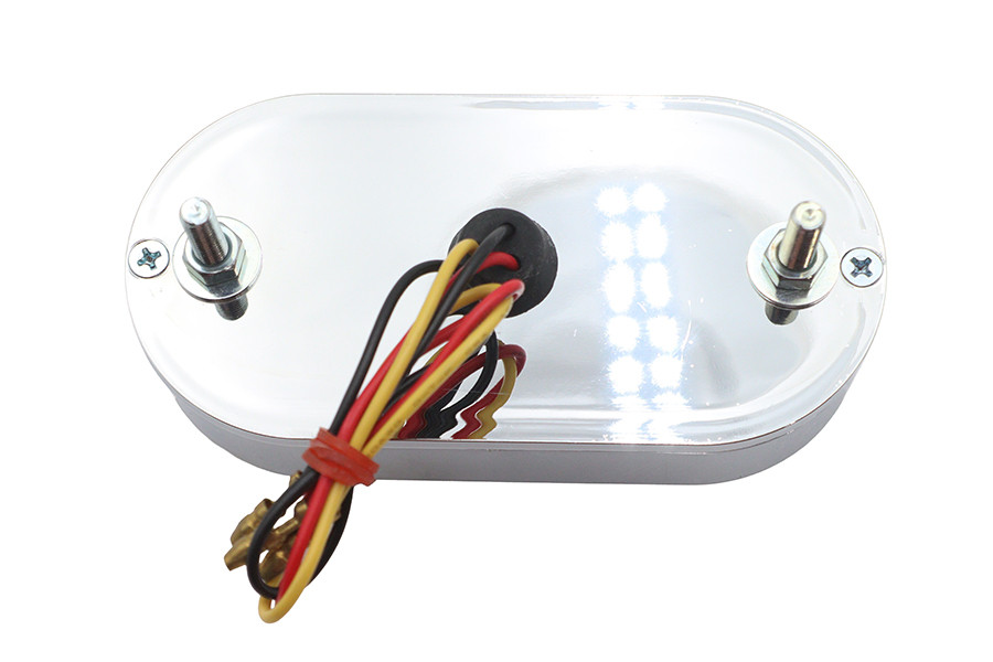 Wyatt Gatling #12-0092 - Chrome Maltese Tail Lamp