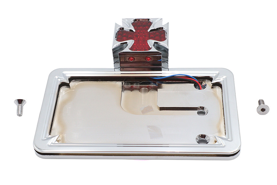 Wyatt Gatling #76246T - Tail Lamp and License Plate Assembly Maltese Style