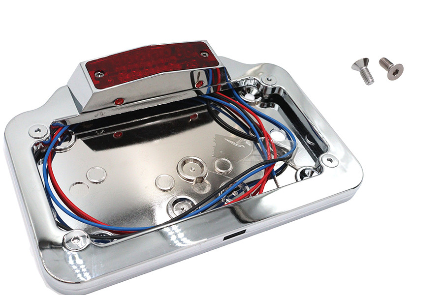 Wyatt Gatling #76106AT - Tail Lamp and License Plate Assembly Mini Style