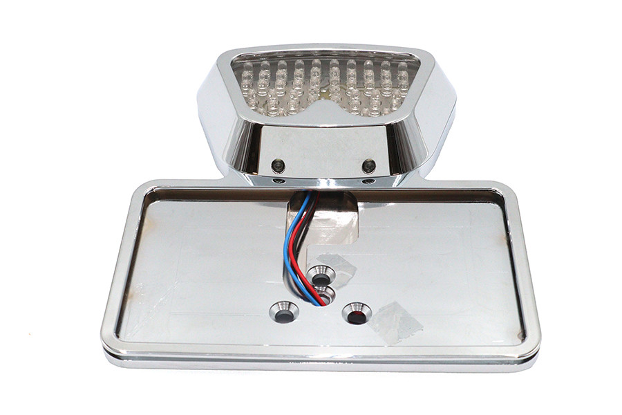 Wyatt Gatling #76378 - Chrome Fender Mount LED Tail Lamp Zoid Type