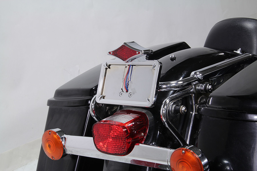 Wyatt Gatling #28-6046 - Chrome Diamond LED Fender Mount Tail Lamp Assembly