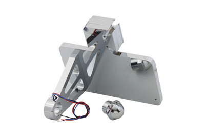 V-Twin - Chrome Billet Horizontal Tail Lamp Kit