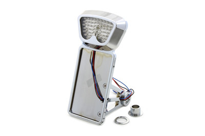 Wyatt Gatling #76375 - Chrome Vertical Noid Style Tail Lamp Kit