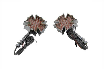 Wyatt Gatling #76315S4 - Fireman Cross Turn Signal Set Short Stud Type