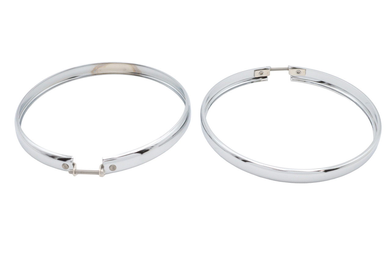 Wyatt Gatling #20-0308G - 5-3/4 inch Headlamp Chrome Outer Rim Set