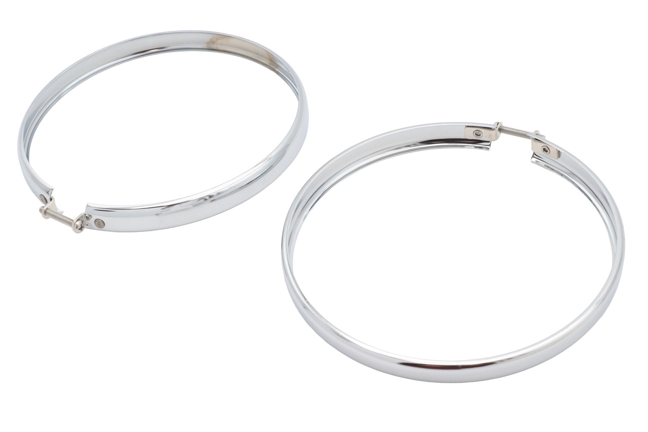 Wyatt Gatling #20-0308G - 5-3/4 inch Headlamp Chrome Outer Rim Set