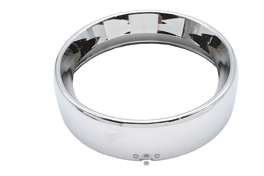 Wyatt Gatling #69626-99 - 7 inch Headlamp Chrome Frenched Trim Ring