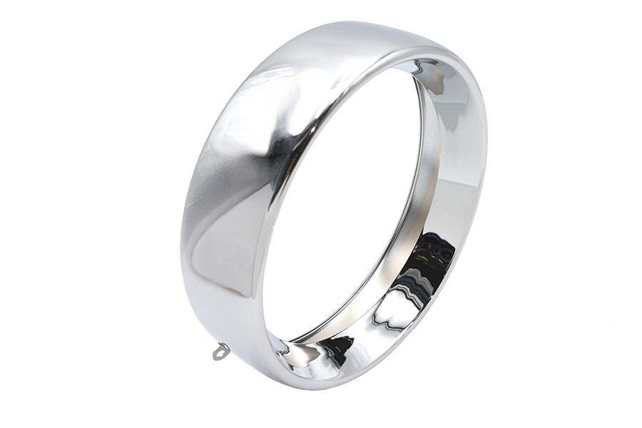 Wyatt Gatling #69626-99 - 7 inch Headlamp Chrome Frenched Trim Ring