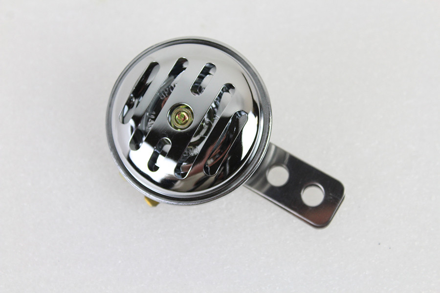 Wyatt Gatling #76073A - Slotted Style 12 Volt Mini Horn Chrome