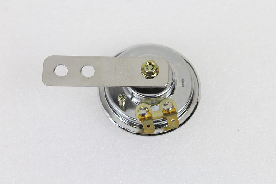 Wyatt Gatling #76073A - Slotted Style 12 Volt Mini Horn Chrome