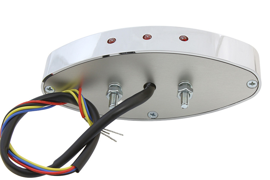 Wyatt Gatling #76119 - Wyatt Gatling Chrome LED Tail Lamp Assembly