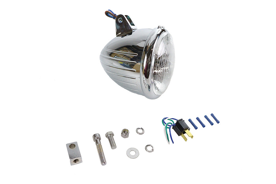 Wyatt Gatling #20-6042 - 5-3/4 inch Headlamp Assembly Teardrop Style