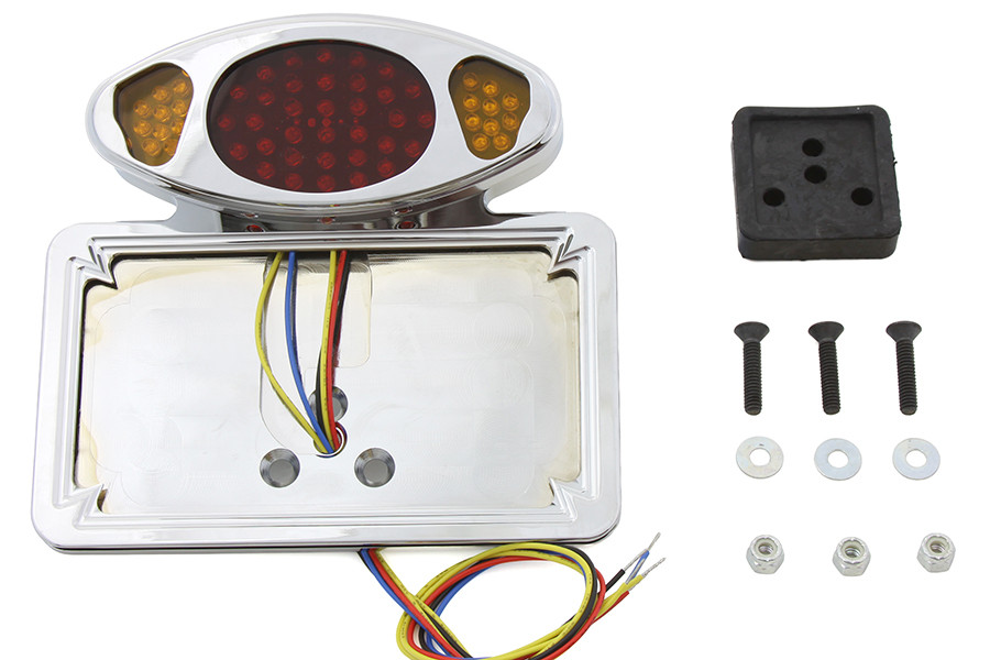 Wyatt Gatling #76166 - Wyatt Gatling LED Fender Mount Tail Lamp Assembly