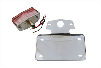 V-Twin - Tail Lamp and License Plate Set Lucas Style
