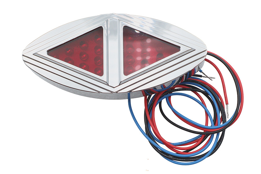 Wyatt Gatling #76442 - Spike Style Chrome LED License Plate Lamp