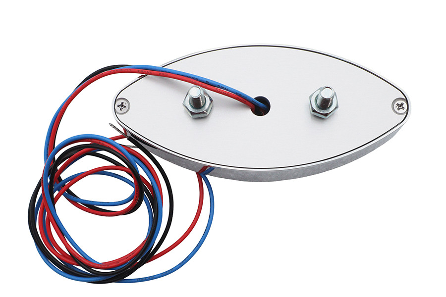 Wyatt Gatling #76442 - Spike Style Chrome LED License Plate Lamp