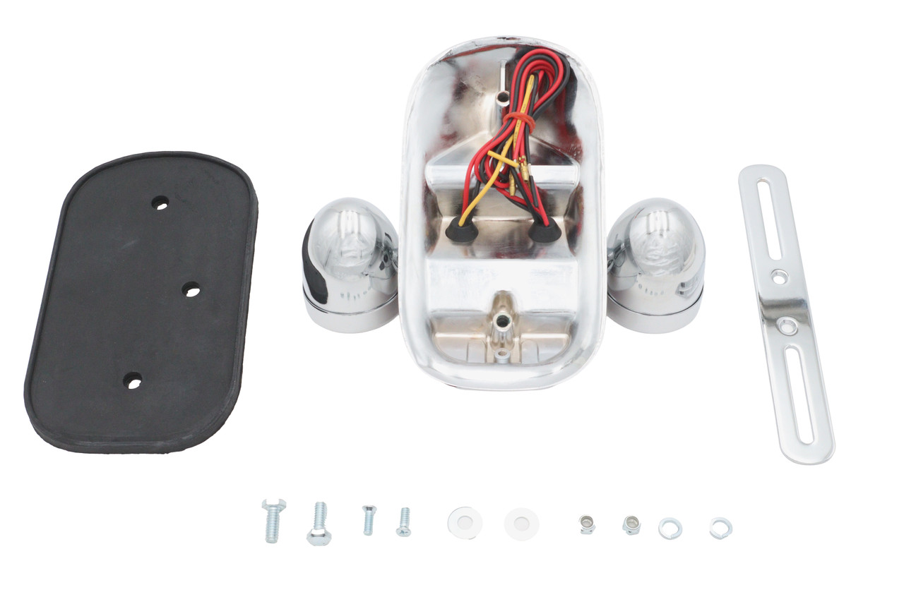 Wyatt Gatling #12-0410LED - Tail Lamp Assembly Tombstone Style with Bullet Lamp