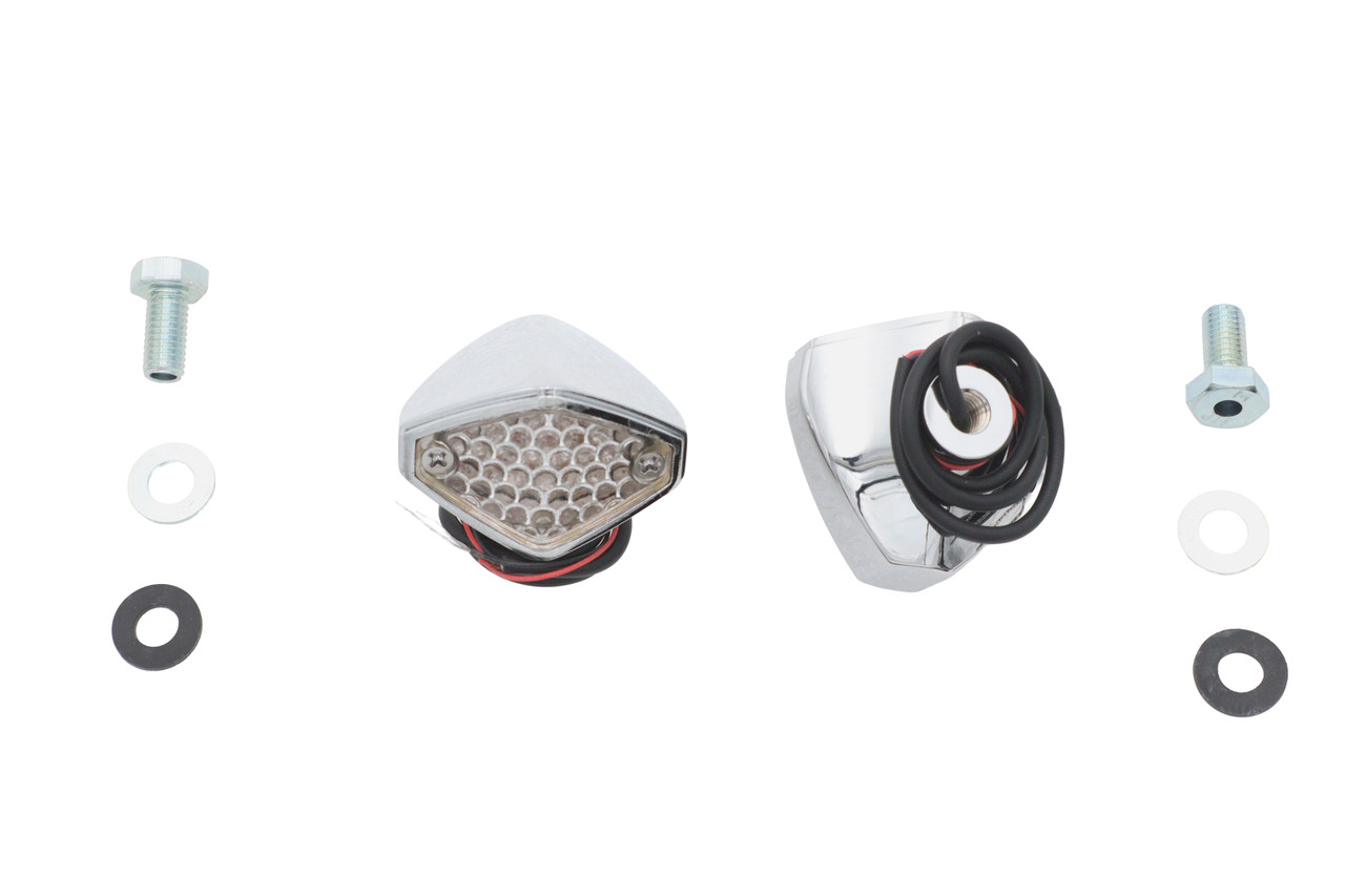 Wyatt Gatling #76028RS1 - Red LED Clear Lens Micro Marker Lamp Set