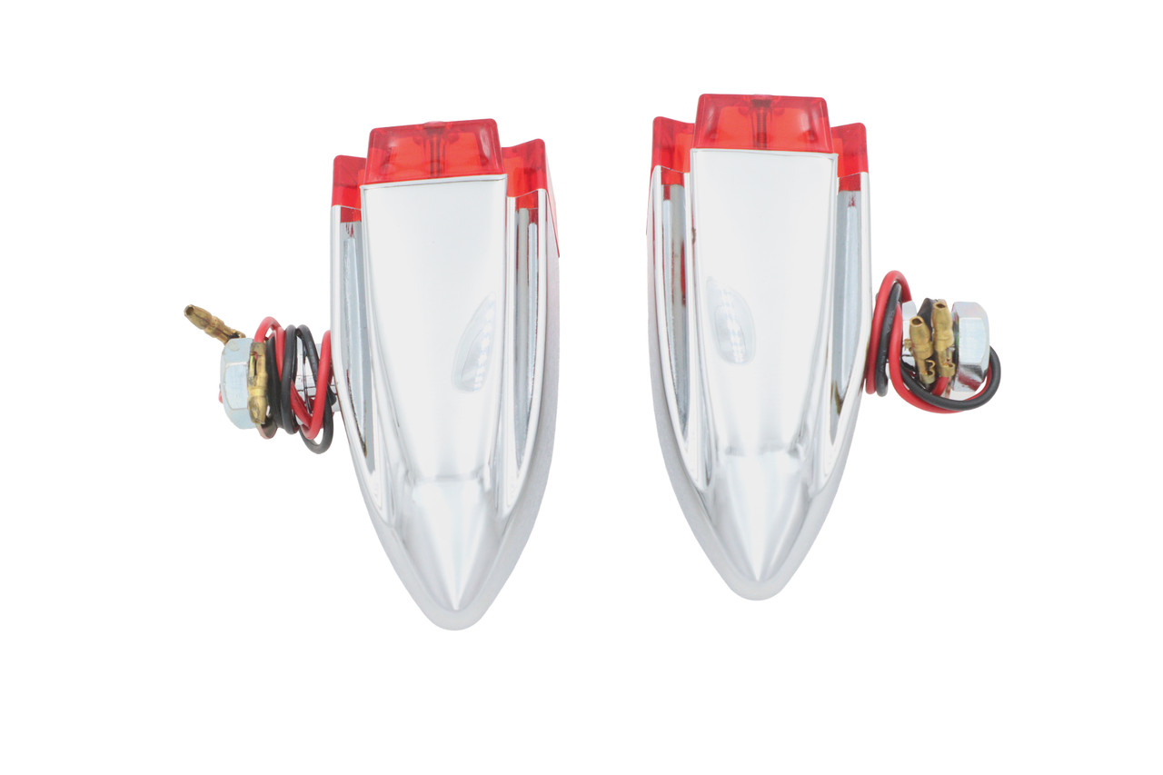 Wyatt Gatling #20-6576 - Maltese Red Lens and LED Marker Lamp Set