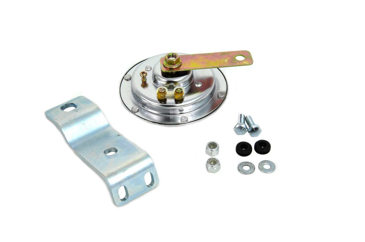 Wyatt Gatling - Left Side 6 Volt Chrome Horn Kit