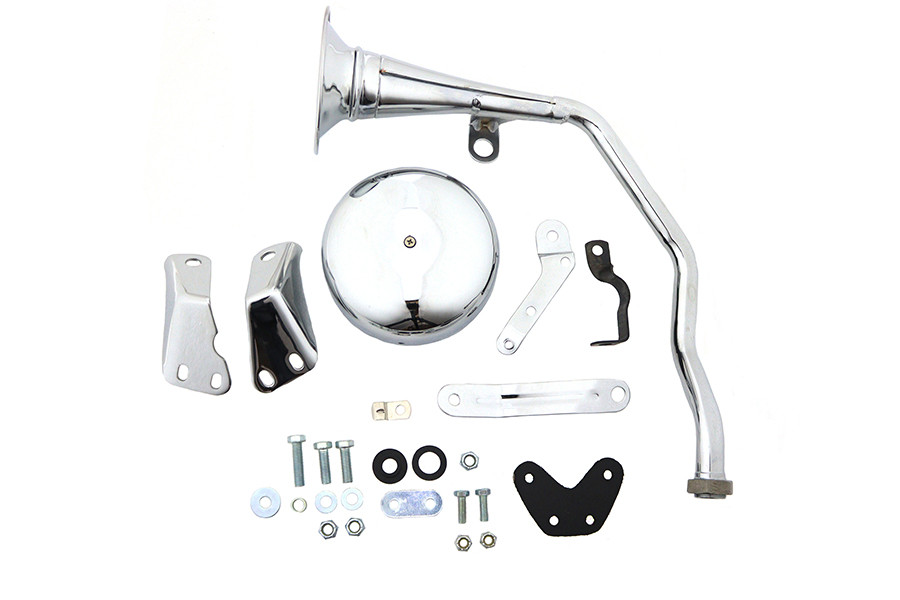 Wyatt Gatling - Trumpet Style 6 Volt Chrome Horn Kit