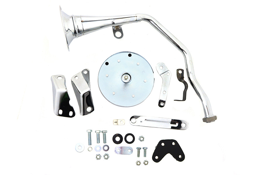 Wyatt Gatling - Trumpet Style 6 Volt Chrome Horn Kit
