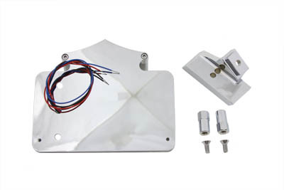 V-Twin - Chrome Horizontal LED Tail Lamp Kit Diamond Style