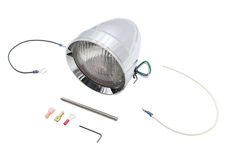 Wyatt Gatling #20-6062A - 4-1/2 inch Billet Spotlamp with Bulb