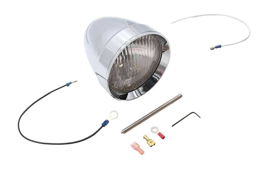 Wyatt Gatling #20-6062A - 4-1/2 inch Billet Spotlamp with Bulb