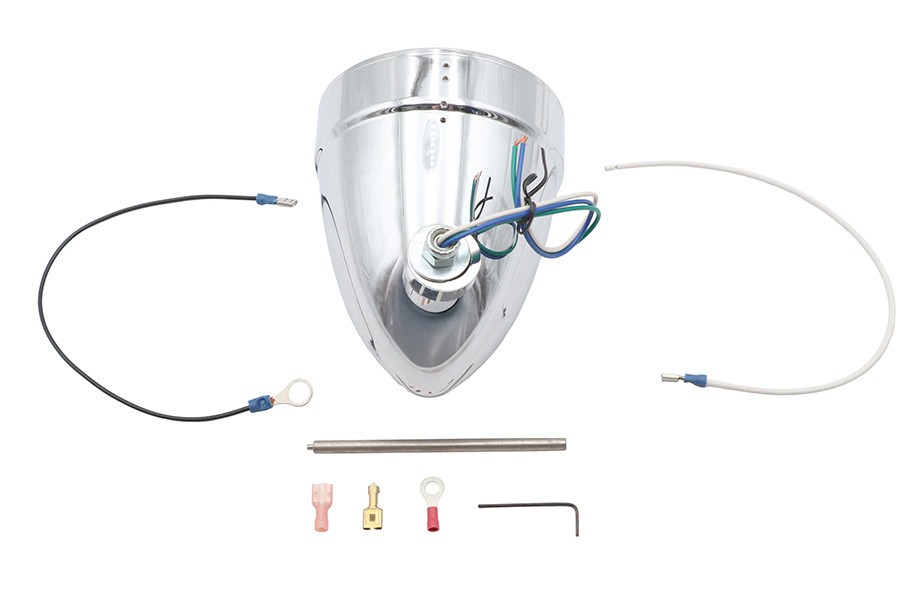 Wyatt Gatling #20-6062A - 4-1/2 inch Billet Spotlamp with Bulb