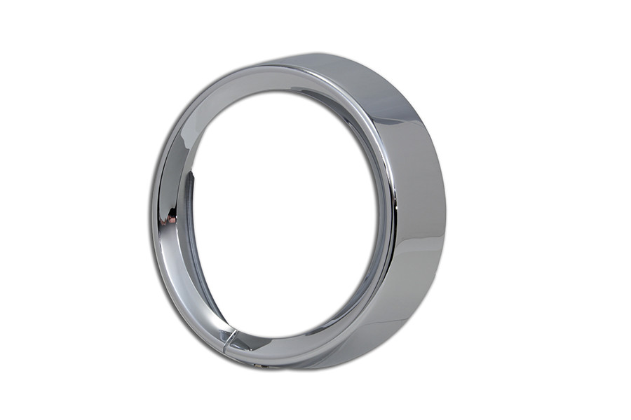 Wyatt Gatling #77582 - 7 inch Headlamp Chrome Frenched Trim Ring