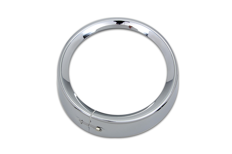 Wyatt Gatling #77582 - 7 inch Headlamp Chrome Frenched Trim Ring