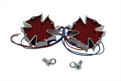 Wyatt Gatling #76356 - Firefighter Marker Lamp Set with Red Lens