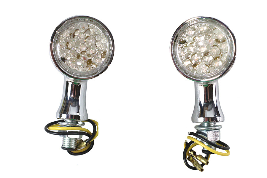 Wyatt Gatling #L22-64B4A - LED Bullet Marker Lamp Set Chrome