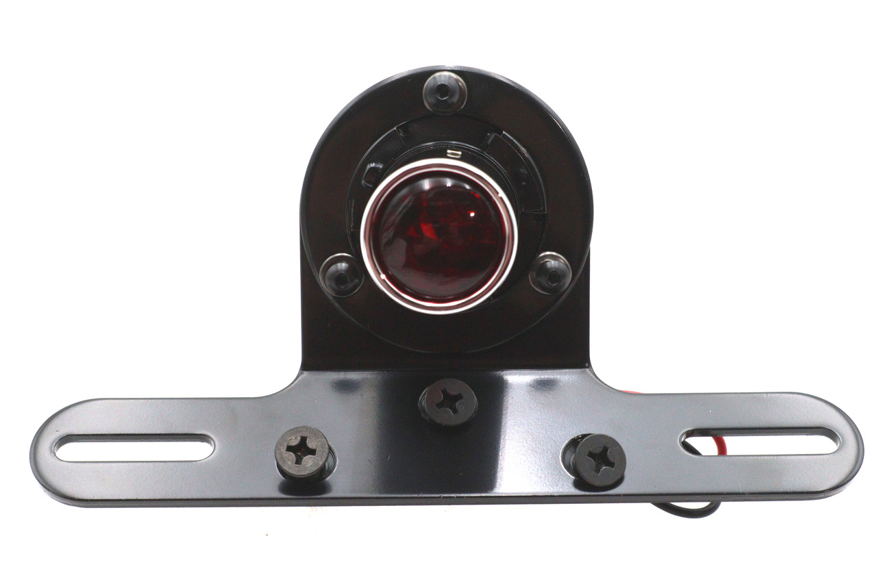 Wyatt Gatling #161283 - Black 1 inch Round Tail Lamp