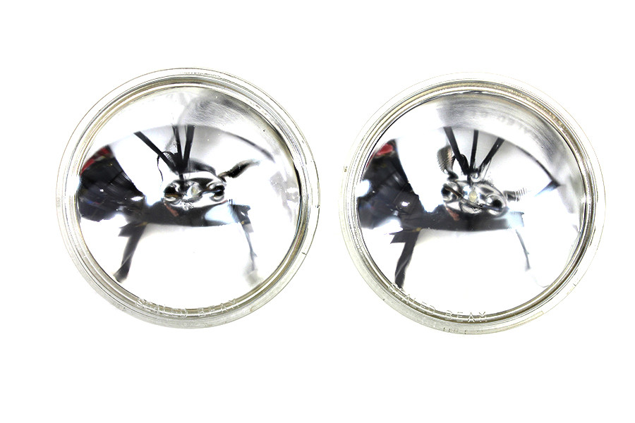 Wyatt Gatling #77180 - Clear 4-1/2 inch 12 Volt Sealed Beam Spotlamp Bulb Set
