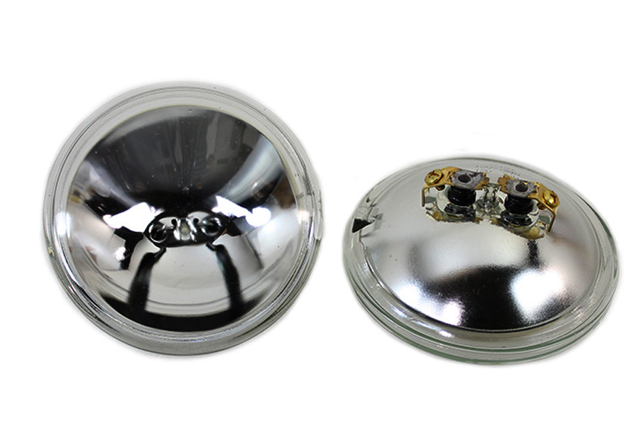 Wyatt Gatling #77181 - Clear 4-1/2 inch 12 Volt Sealed Beam Spotlamp Bulb Set