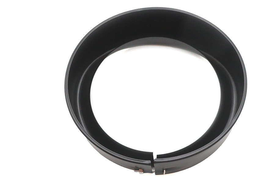 Wyatt Gatling #61400293 - Outer Headlamp Black Frenched Trim Ring with Visor